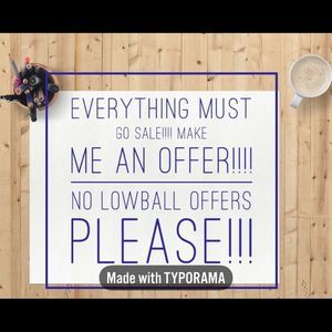 Name your price sale!!